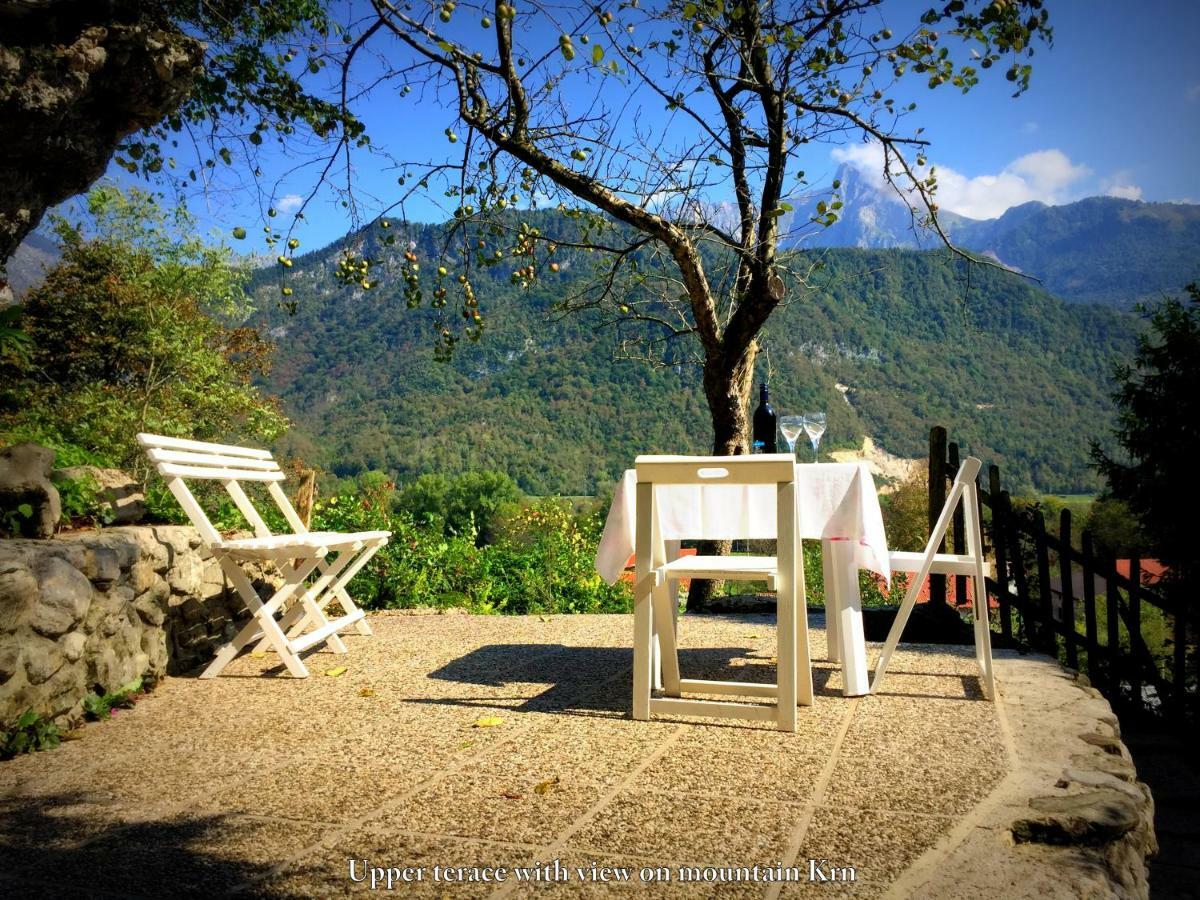 Cosy Cottage With Views Near Kobarid Exterior foto